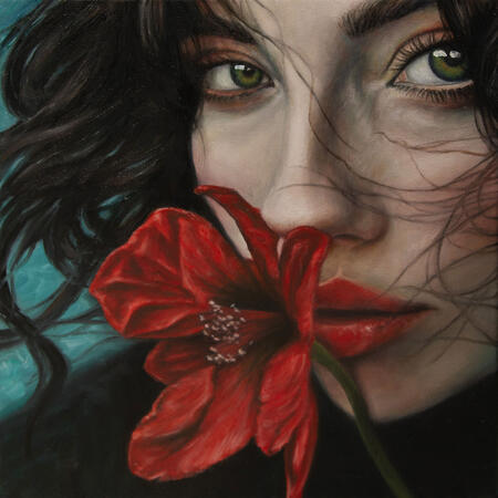 "Swoon" Oil Painting on Canvas / Original: 12 inches by 12 inches