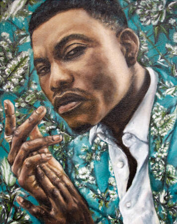 "Thoughts and Prayers" Oil Painting on Canvas / Original: 11 inches by 14 inches