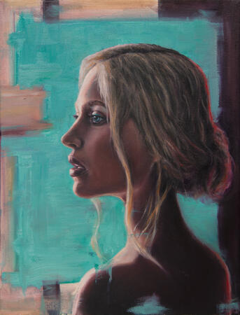 "Shapeshifter" Oil Painting on Canvas / Original: 12 inches by 16 inches