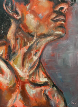 "Hanging Garden" Oil Painting on Canvas / Original: 11 inches by 14 inches