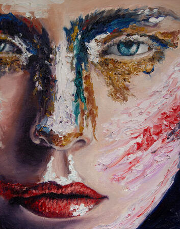 “Ziggy” Oil Painting on Canvas / Original: 11 inches by 14 inches