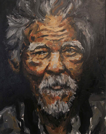 "Gold" Oil Painting on Canvas / Original: 11 inches by 14 inches