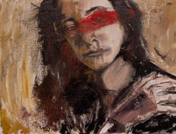 "Unconditional" Oil Painting on Canvas Original: 11 inches by 14 inches